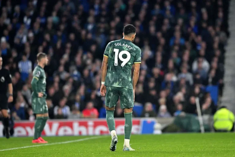 Dominic Solanke sous le maillot de Tottenham @Alamy