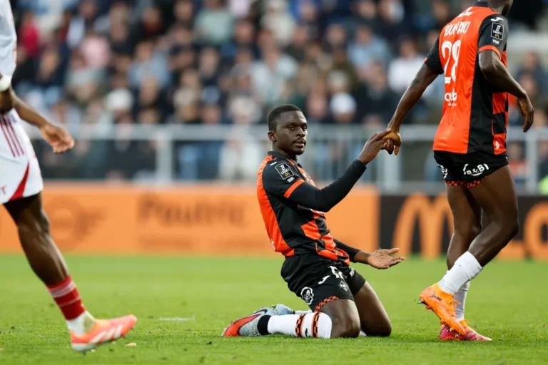 Bamba Dieng sous le maillot de Lorient