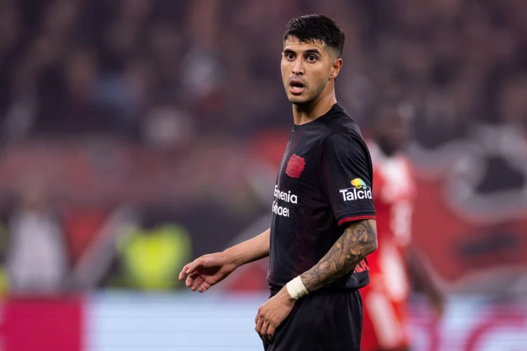 Exequiel Palacios avec le Bayer Leverkusen