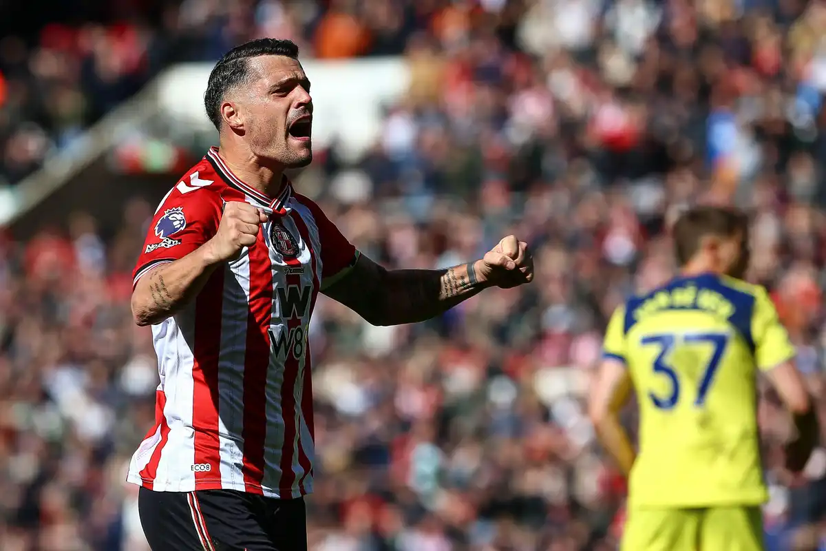 Granit Xhaka visé par le Besiktas ©Alamy