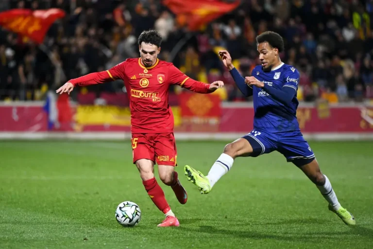 Nolan Galves en action avec Rodez