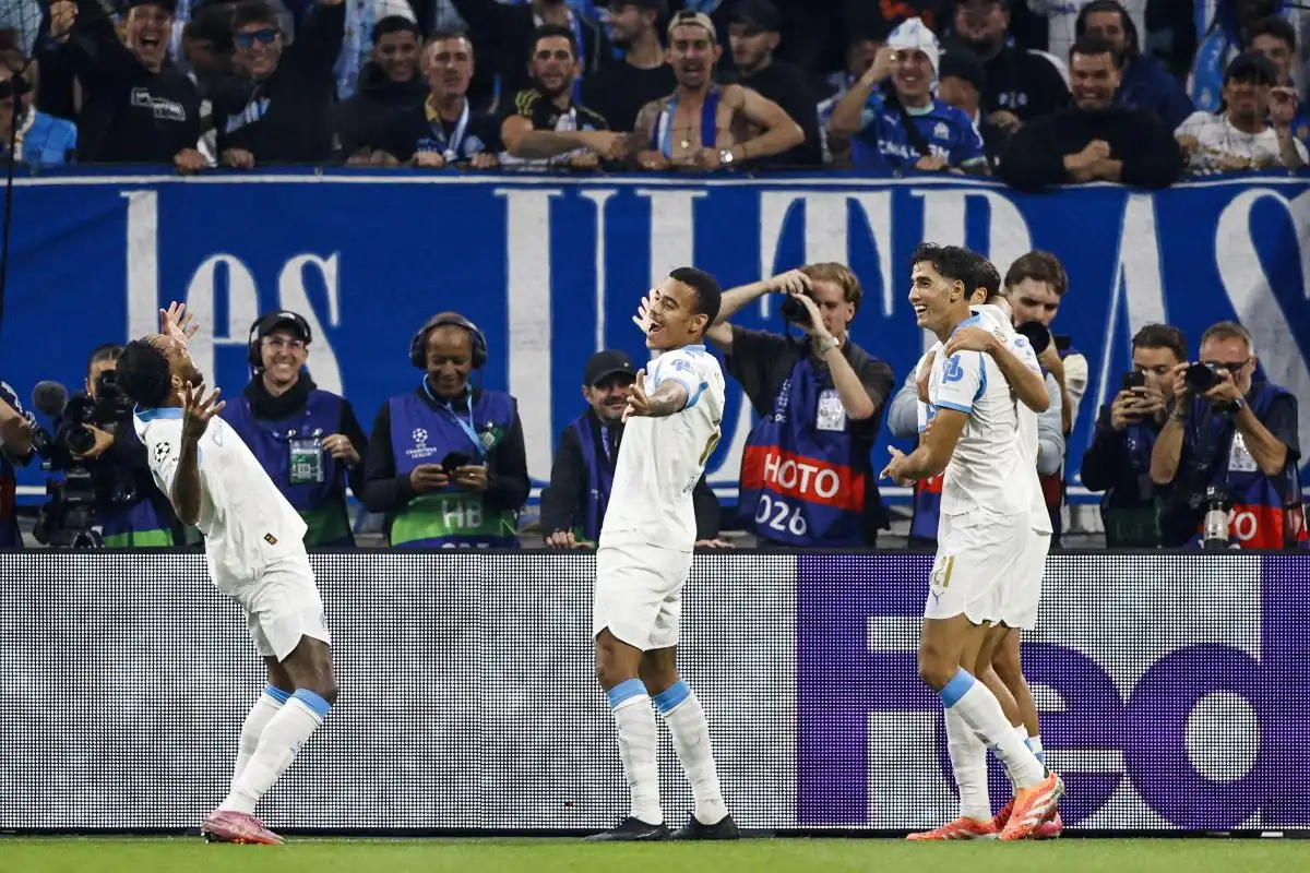 Mason Greenwood sous le maillot de l'OM @Alamy