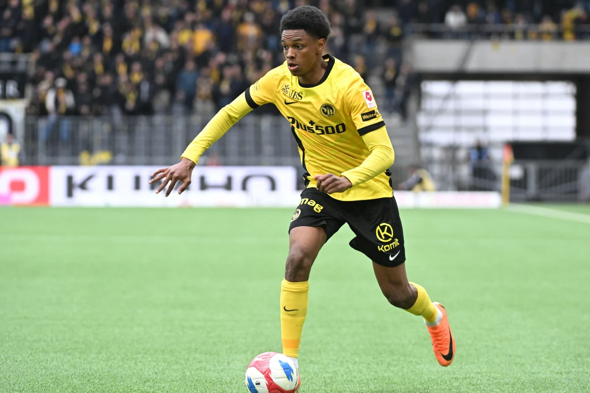 Alvyn Sanches avec Young Berne