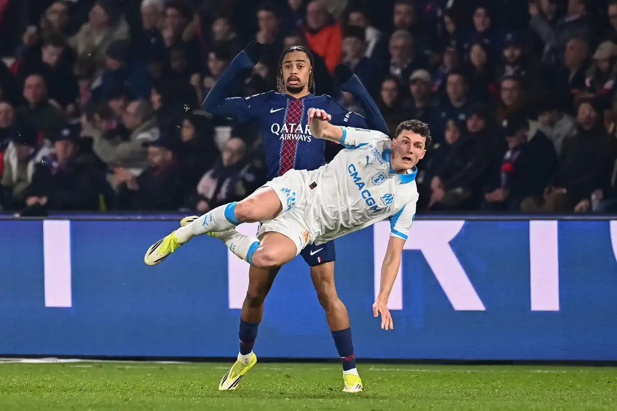 Benjamin Pavard veut quitter l'OM ©Alamy