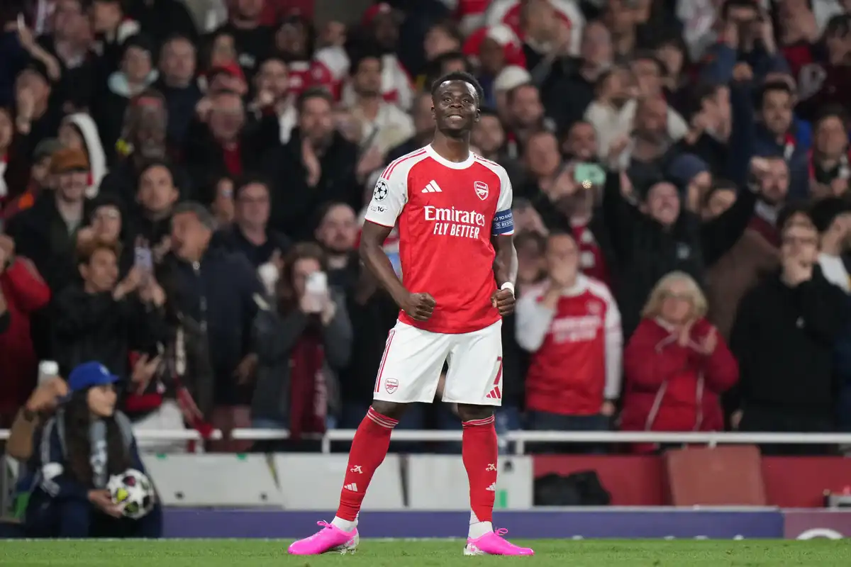 LDC – Arsenal : Bukayo Saka attend de pied ferme le PSG en finale