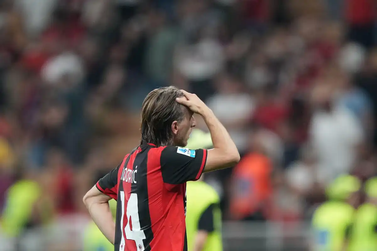 Luka Modric a un avenir incertain au Milan AC ©Alamy
