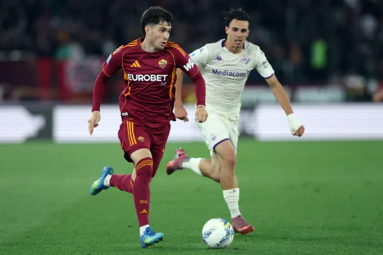 Matías Soulé sous le maillot de la Roma