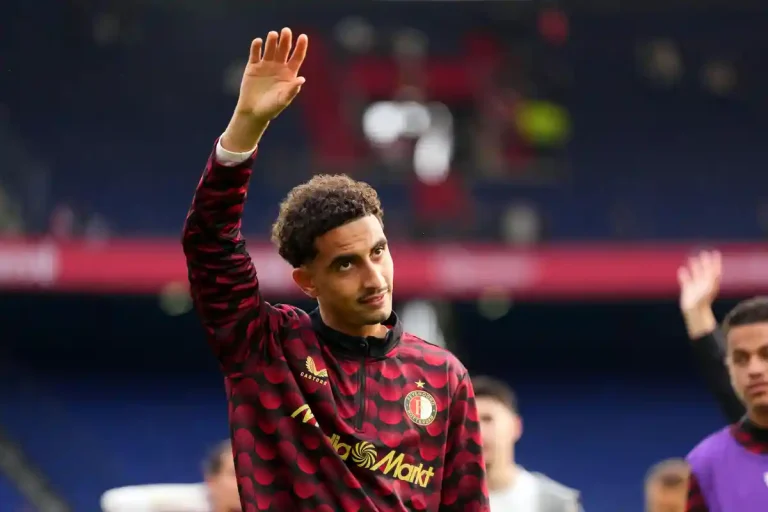 Oussama Targhalline avec Feyenoord