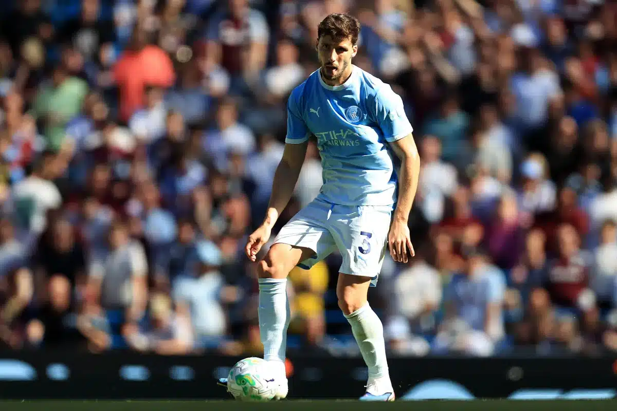 Ruben Dias avec Manchester City