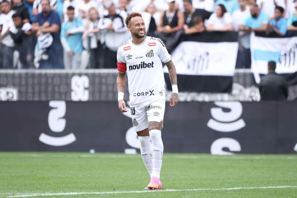 Santos Neymar inconsolable après ce geste
