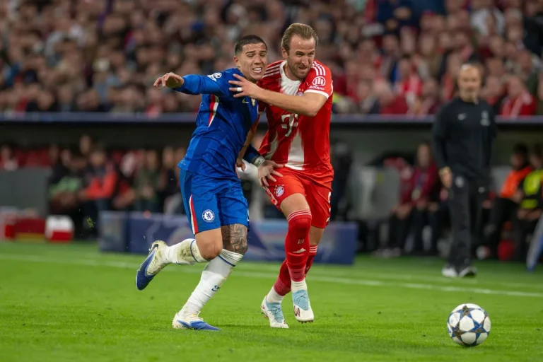 Harry Kane sous le maillot du Bayern @Alamy