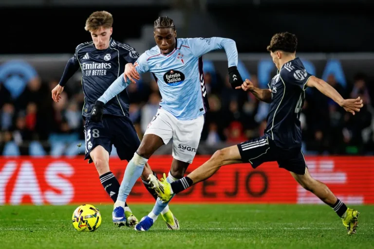 Ilaix Moriba sous le maillot du Celta Vigo @Alamy
