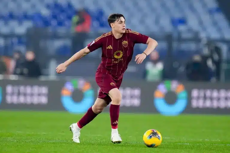 Niccolo Pisilli sous le maillot de la Roma @Alamy