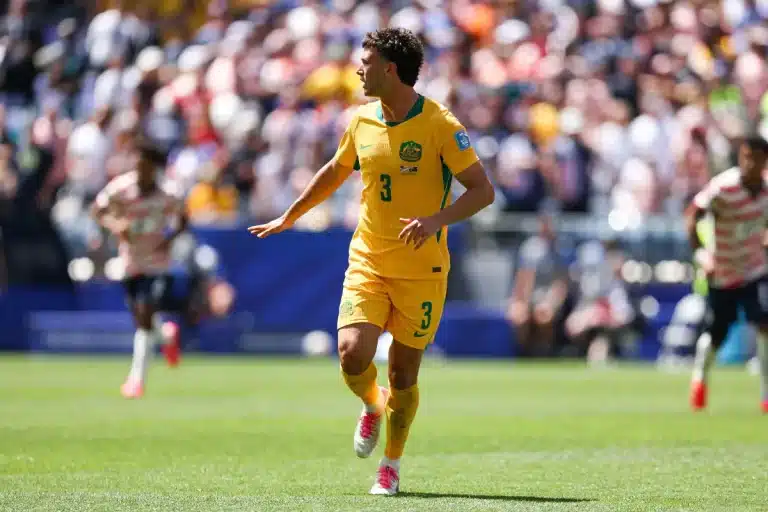 Alessandro Circati sous le maillot de l'Australie