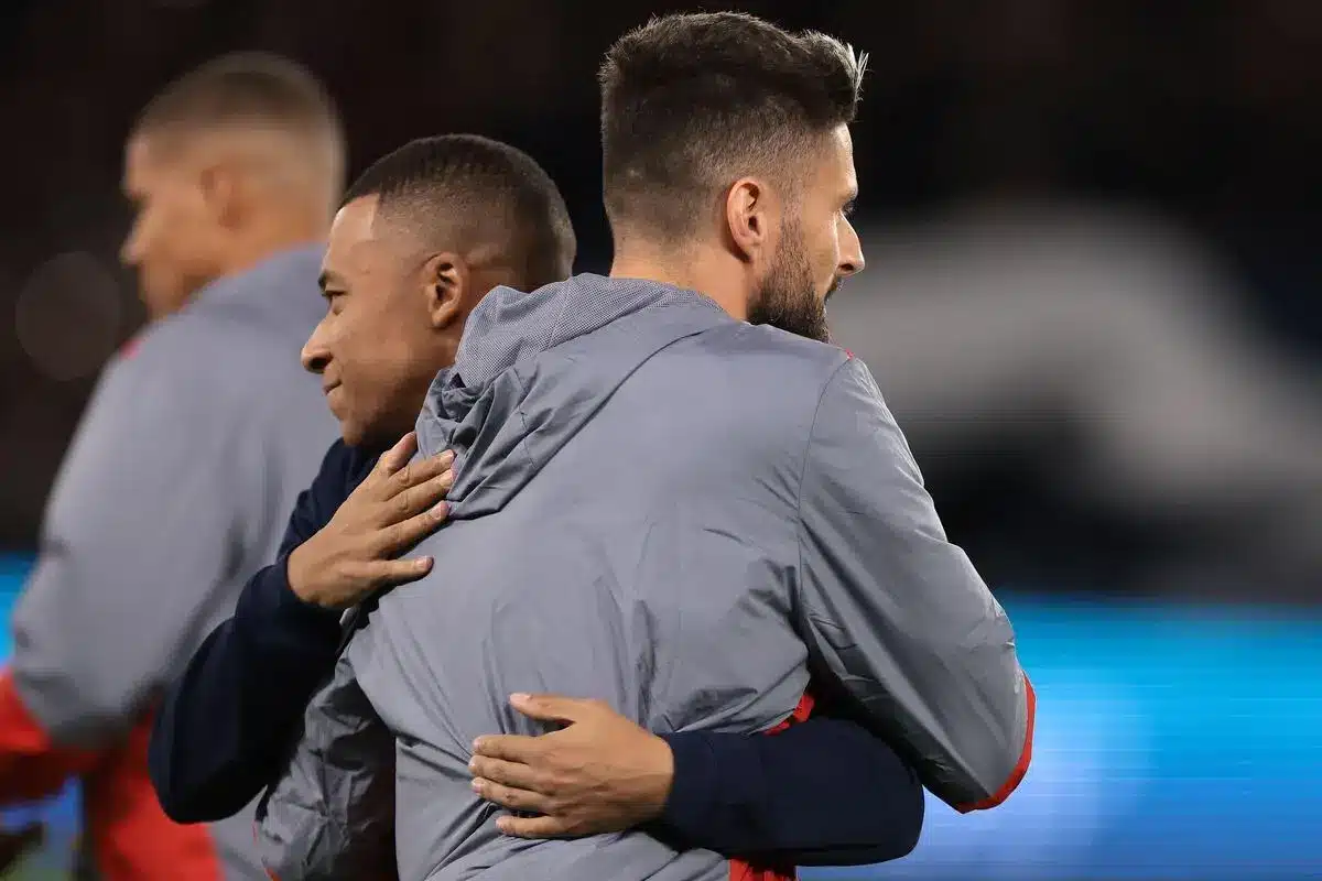 EDF : Olivier Giroud passe le flambeau à Kylian Mbappé