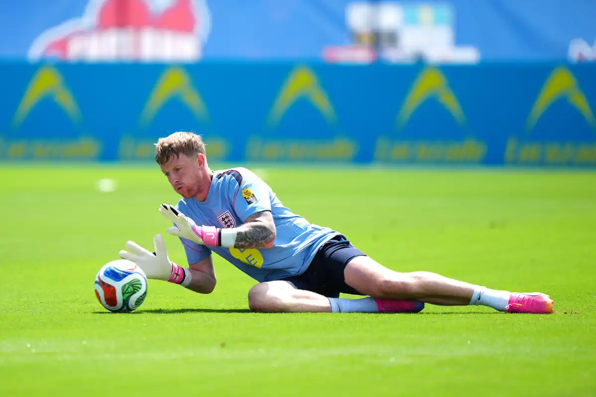 Jordan Pickford pisté par la Juventus ©Alamy