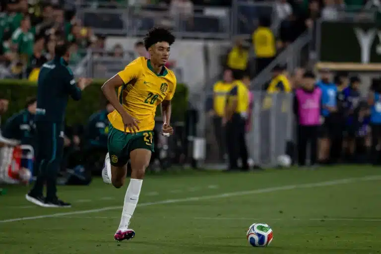 Lucas Herrington sous le maillot de l'Australie