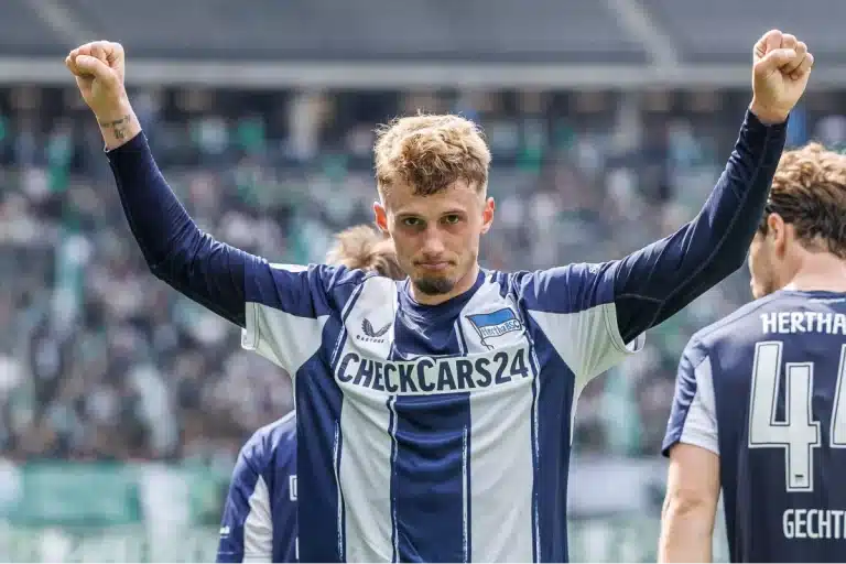 Michaël Cuisance avec le Hertha Berlin