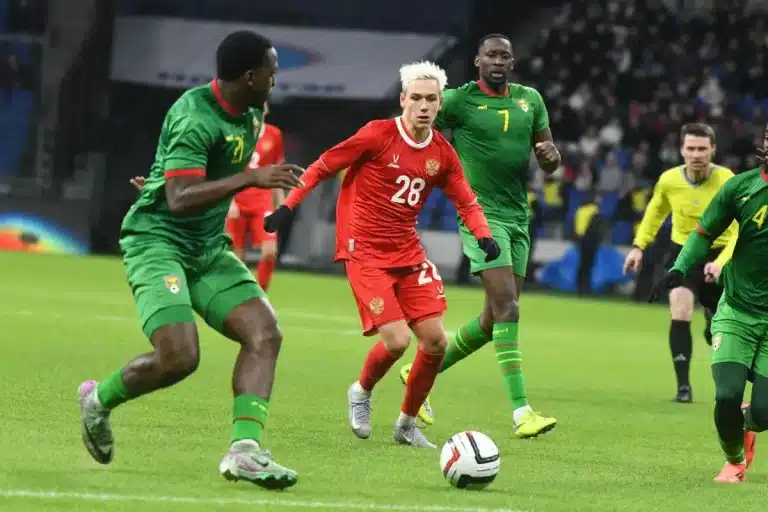 Alexey Batrakov avec la sélection russe @Alamy