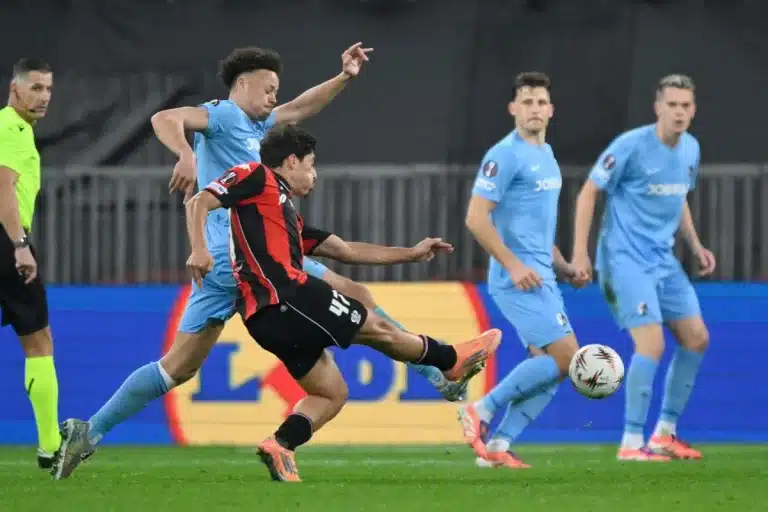 Tiago Gouveia sous le maillot de Nice @Alamy