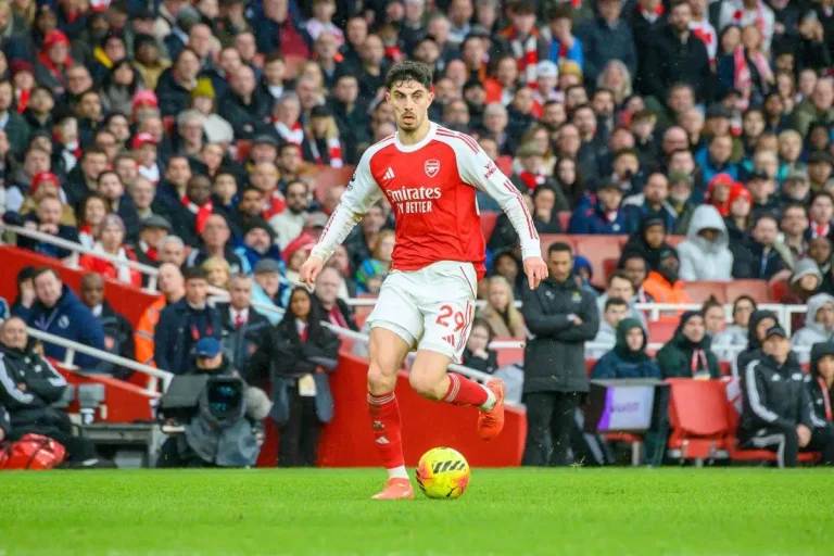 Kai Havertz sous le maillot d'Arsenal @Alamy