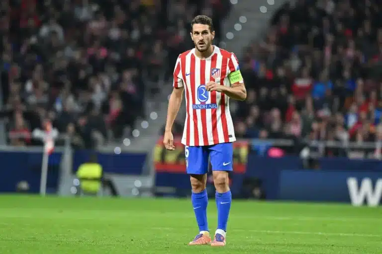 Koke sous le maillot de l'Atlético @Alamy