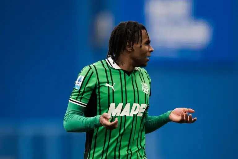 Armand Laurienté sous le maillot de Sassuolo @Alamy