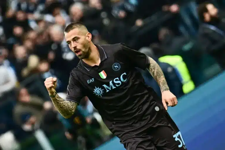 Leonardo SPinazzola sous le maillot de Naples @Alamy