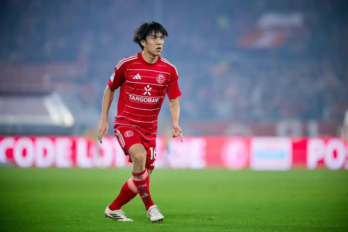 Satoshi Tanaka sous le maillot de Dusseldorf @Alamy