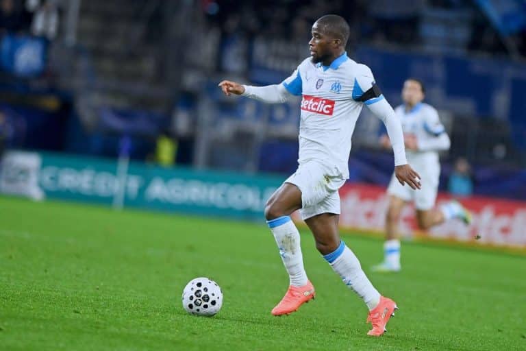 Hamed Junior Traoré sous le maillot de l'OM @Alamy