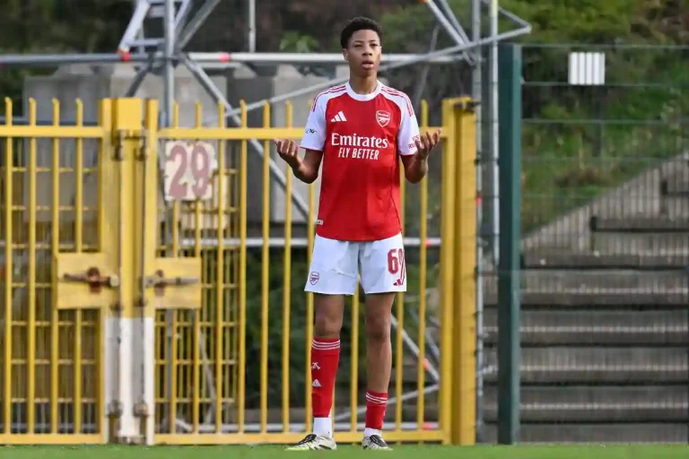 Mishel Nduka avec Arsenal