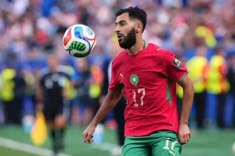 Abde Ezzalzouli sous le maillot du Maroc