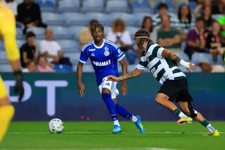 Rayane Messi sous le maillot de Strasbourg