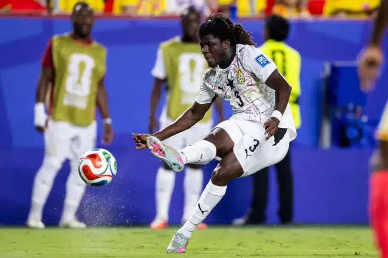 Caleb Yirenkyi avec le Ghana