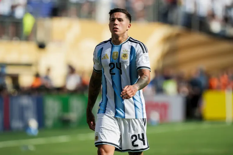 Enzo Fernandez visé par l'Atlético Madrid ©Alamy