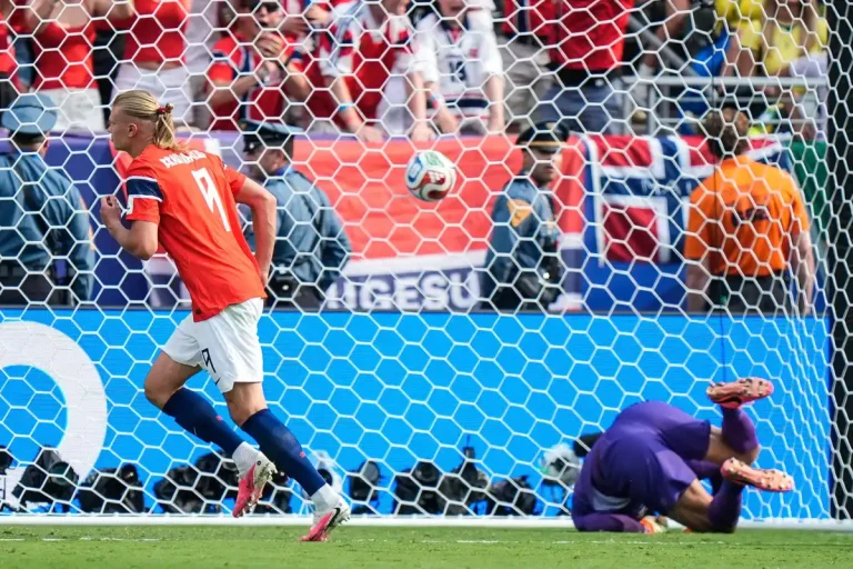 Erling Haaland avec la Norvège