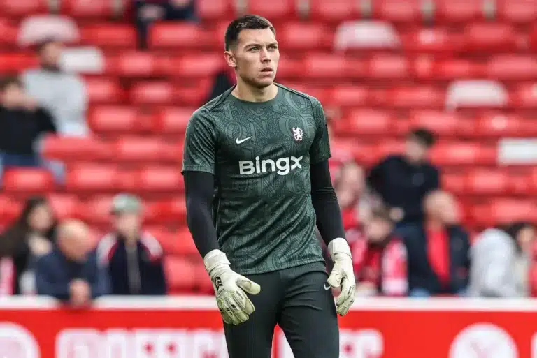 Gabriel Slonina avec Chelsea
