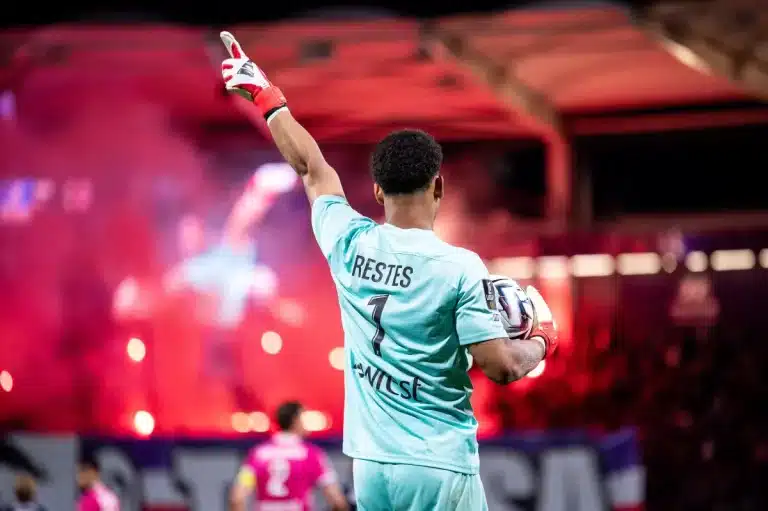 Guillaume Restes sous le maillot de Toulouse