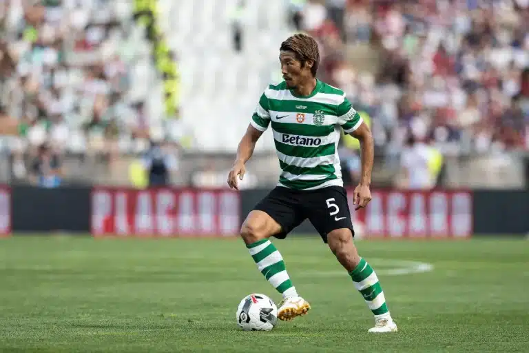 Hidemasa Morita avec le Sporting CP