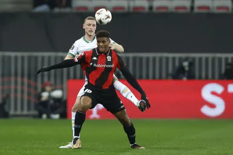 Kevin Carlos sous le maillot de Nice