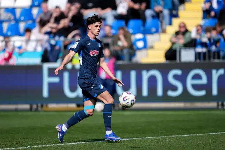 Luca Erlein sous le maillot d'Hoffenheim @Alamy