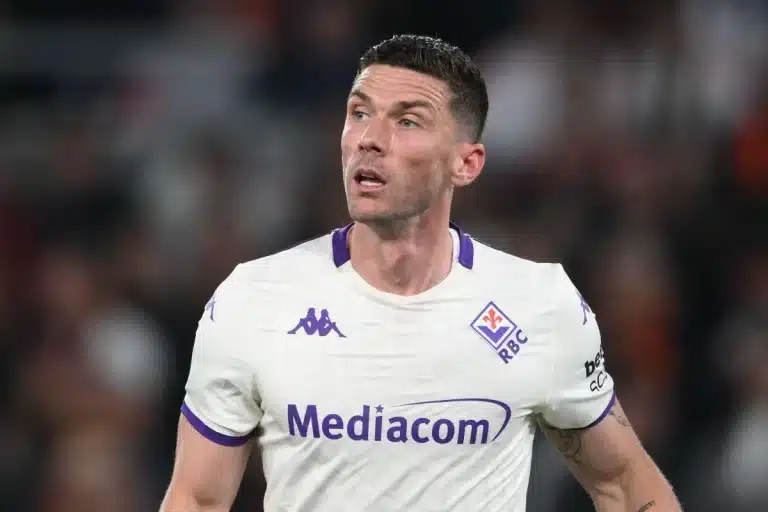 Robin Gosens sous le maillot de la Fiorentina @Alamy