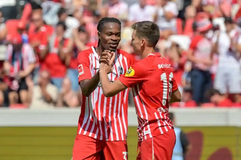 Jordy Makengo sous le maillot de Fribourg
