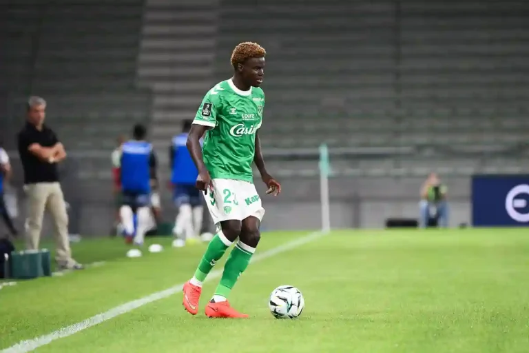 Kévin Pedro sous le maillot de l'ASSE