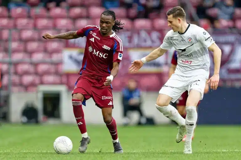 Joseph Nonge en action lors d'une rencontre