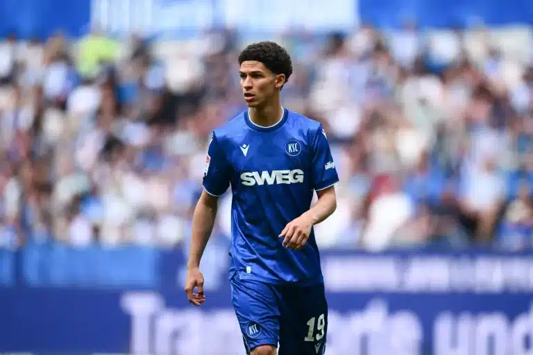 Louey Ben Farhat sous le maillot de Karlsruher
