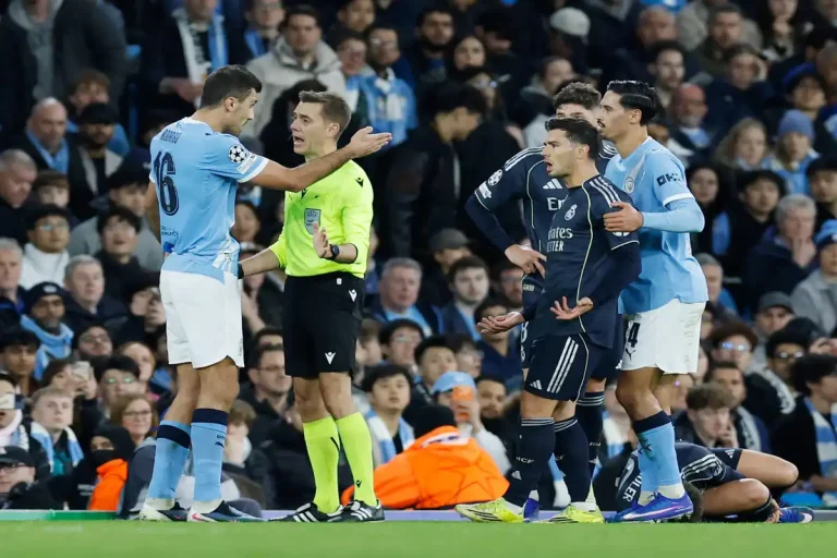Rodri face au Real Madrid ©Alamy