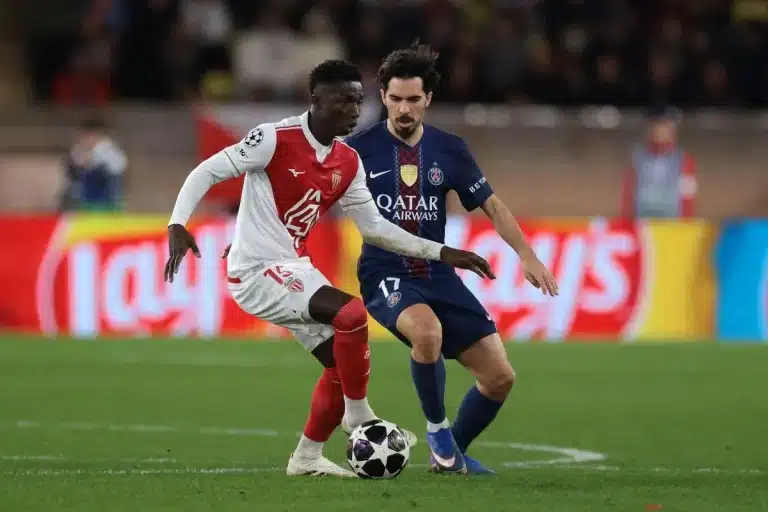 Lamine Camara sous les couleurs de Monaco @Alamy