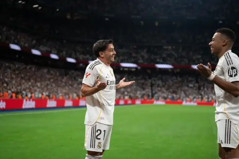 Brahim Diaz sous le maillot du Real Madrid @Alamy
