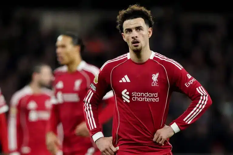 Curtis Jones sous le maillot de Liverpool @Alamy